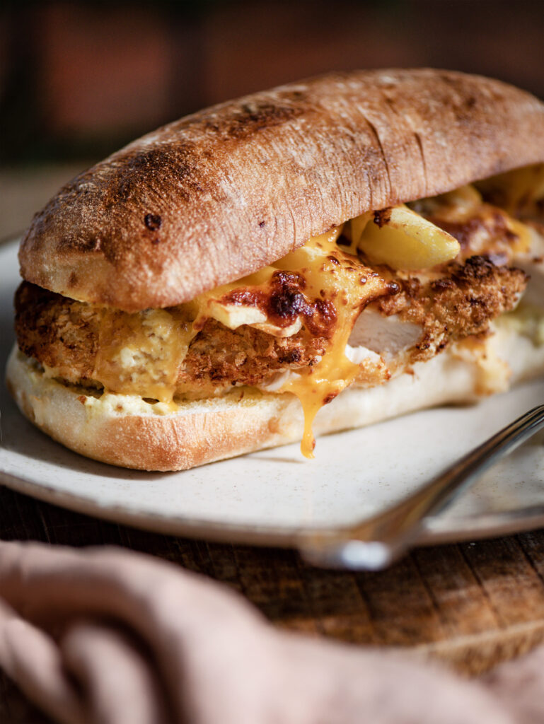 Chicken Parmesan sandwich bread options
