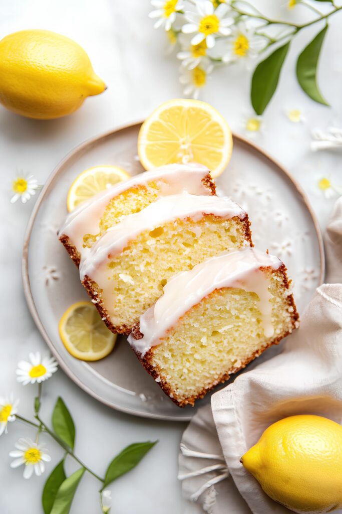 Lemon Pound Cake with Cream Cheese