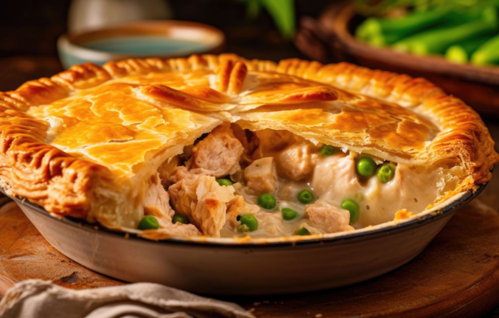 Freshly Baked Pillsbury Chicken Pot Pie - Flaky and Delicious