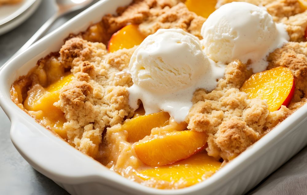 Simple Peach Cobbler Recipe