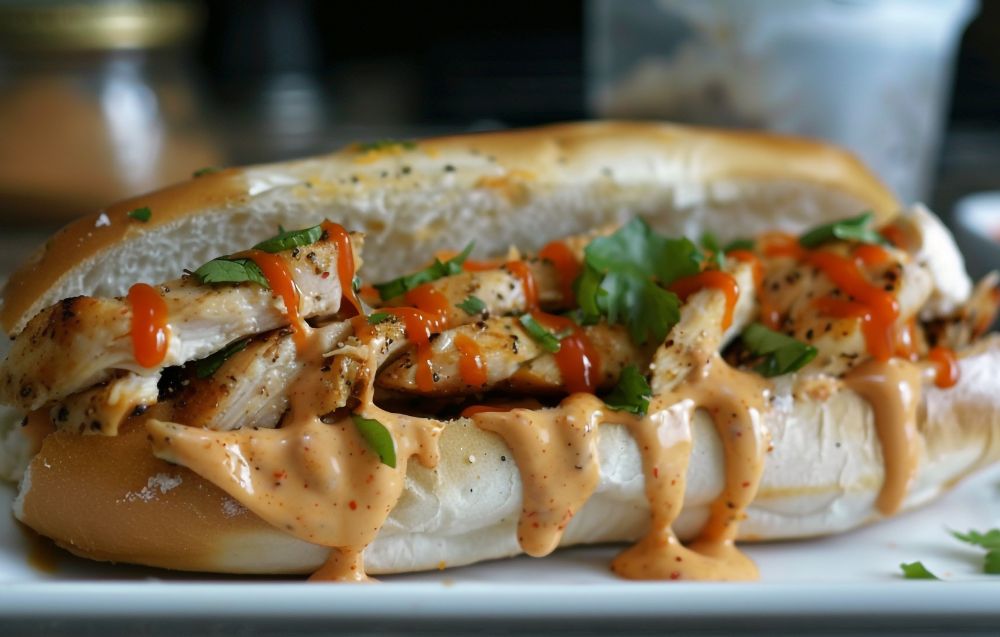 Easy Grilled Chicken Cheesesteak