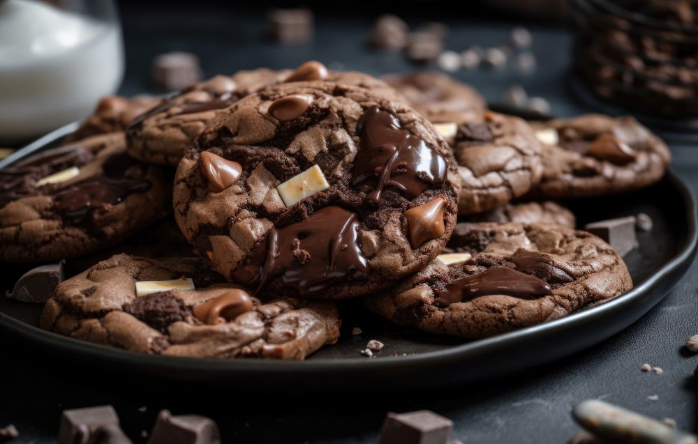 homemade chocolate chunk cookies